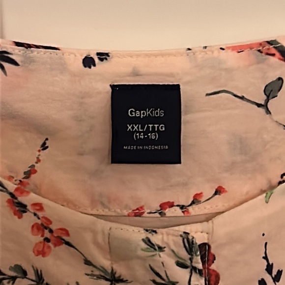 GapKids lined floral dress size 14 to 16 - Picture 3 of 7